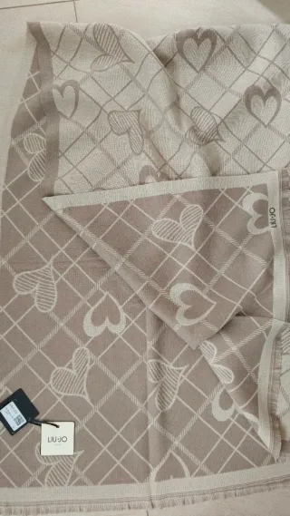Foulard Liu Jo double face beige/marrone