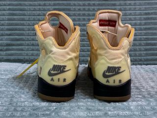 Air Jordan 5 Retro x Off-White Beige/Giallo