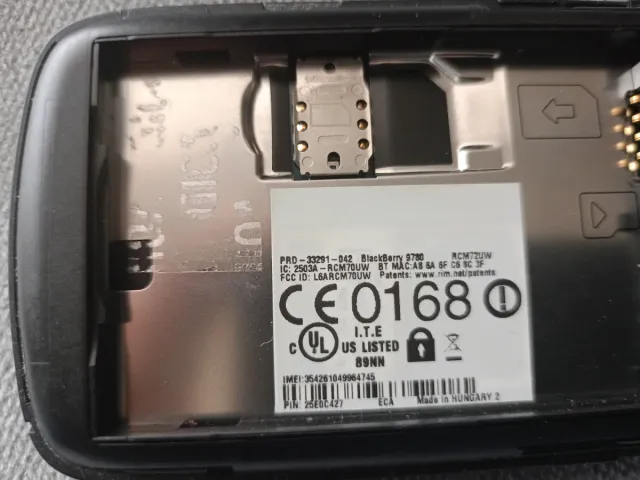 BlackBerry Bold 9780 Negro