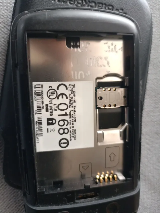 BlackBerry Bold 9780 Negro