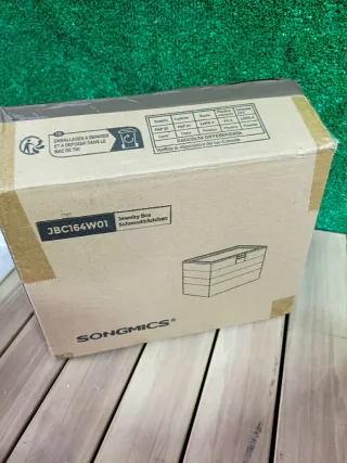 Caja Joyero SONGMICS 4 Bandejas Apilables