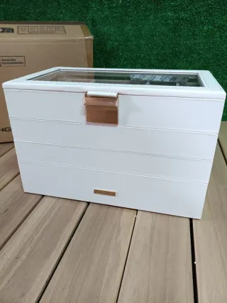 Caja Joyero SONGMICS 4 Bandejas Apilables