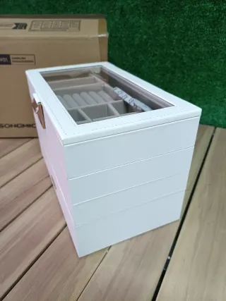 Caja Joyero SONGMICS 4 Bandejas Apilables