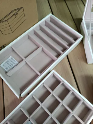 Caja Joyero SONGMICS 4 Bandejas Apilables