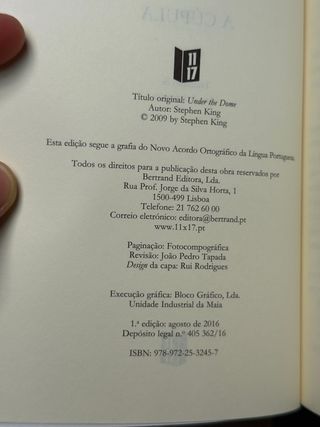 A Cúpula - Livro 2 (em Português) de Stephen King