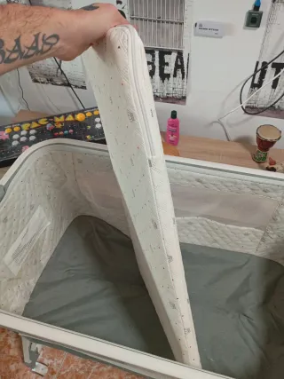 Cuna Colecho BellaBaby Gris