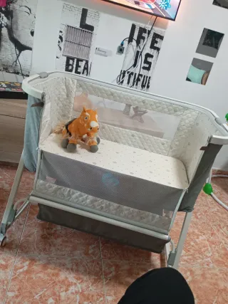 Cuna Colecho BellaBaby Gris