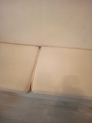 Sofá 3 plazas +dos descalzadoras antiguas d regalo