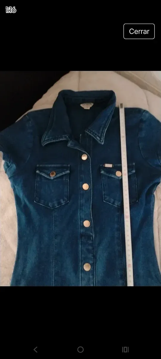 Vestido vaquero Guess azul