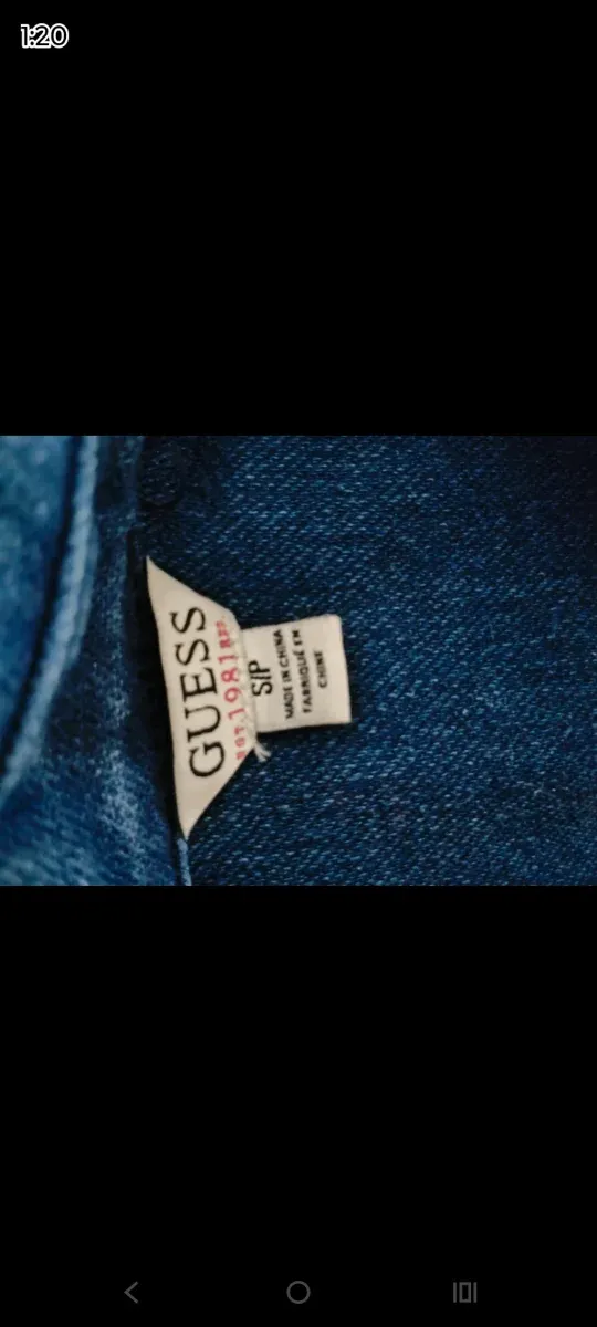 Vestido vaquero Guess azul