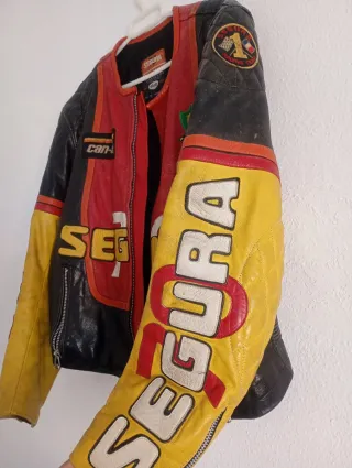 Cazadora de cuero Segura Moto Talla L