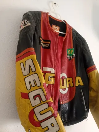Cazadora de cuero Segura Moto Talla L