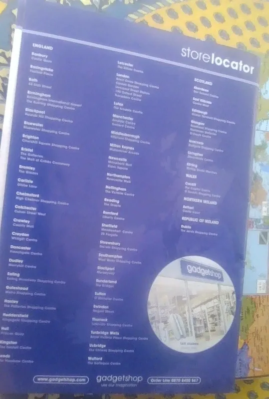 Catálogo Gadget Shop Navidades 2004