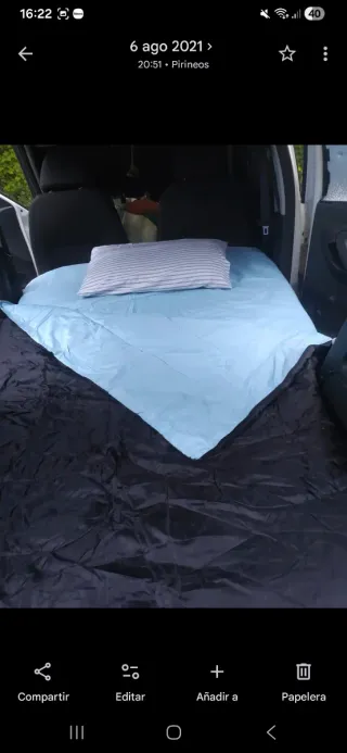 Mueble camper para coche