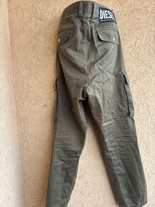 Pantalón Cargo Diesel Verde Militar,talla 32