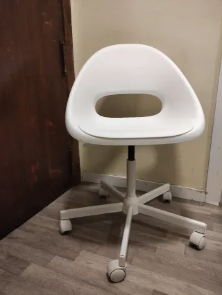 Silla de escritorio Ikea blanca