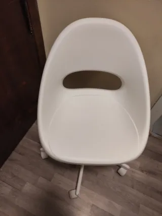 Silla de escritorio Ikea blanca