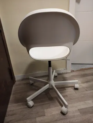 Silla de escritorio Ikea blanca