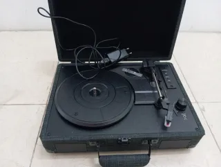 Tocadiscos Maleta Negro