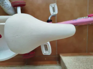 Bici infantil niña Minnie Mouse rosa paseo