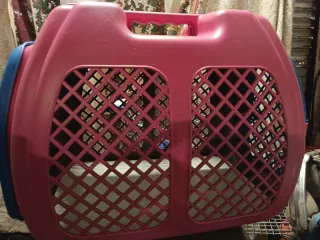 Transportín Perro/Gato Azul y Rojo