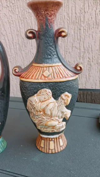 Coppia caraffe vintage Cucchi anni ’70 – ceramica