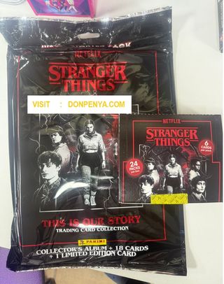 Panini Stranger Things Starter Pack + Caja