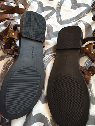 Sandalias gladiador Bershka marrones