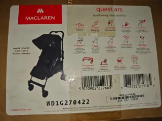 Silla de paseo Maclaren Quest Arc Negra