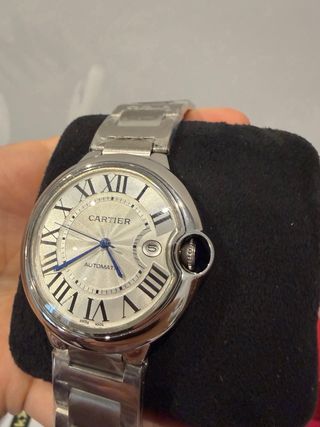 Reloj Ballon Automático Plata/Blanco