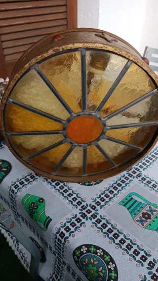 Lámpara artesanal vintage