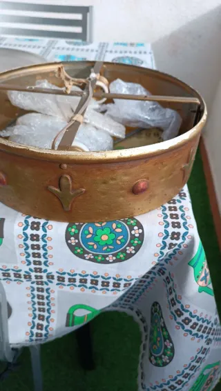 Lámpara artesanal vintage