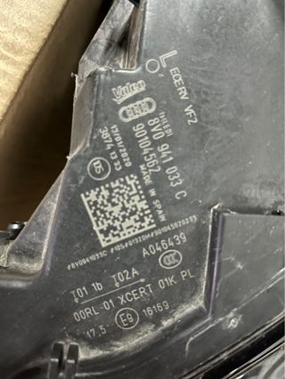 Faro izquierdo Audi RS3 8v Original