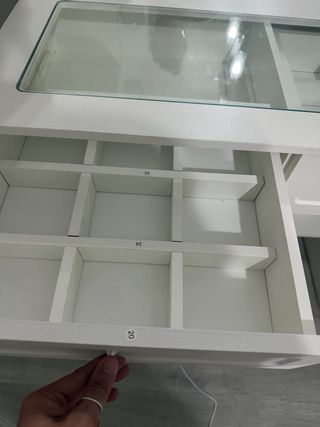 Tocador Blanco con Luces LED