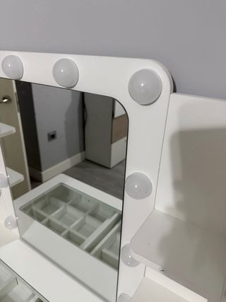 Tocador Blanco con Luces LED