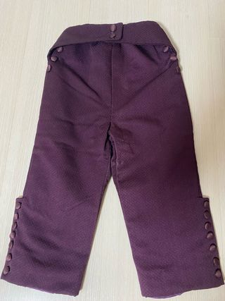 Pantalón Fallero Niño Morado talla 10/12 años