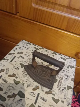 Plancha de hierro antigua colección