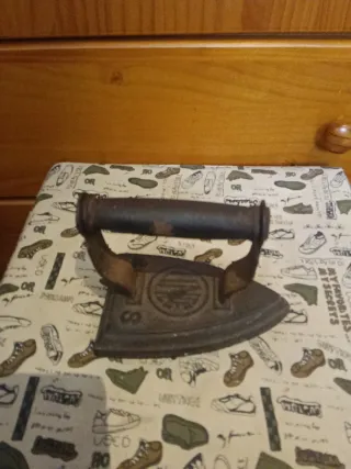 Plancha de hierro antigua colección