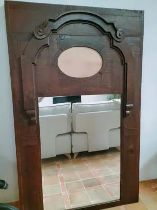 Espejo de pie madera