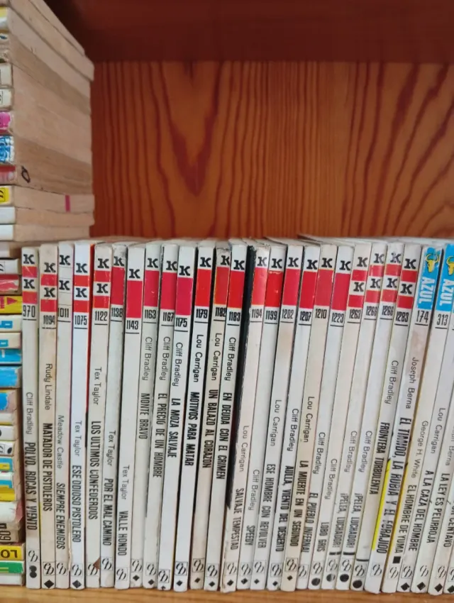 Novelas bolsilibros del oeste