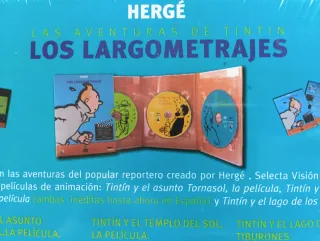 Aventuras de Tintín: Los Largometrajes DVD NUEVO