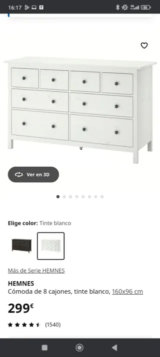 Aparador IKEA Blanco.