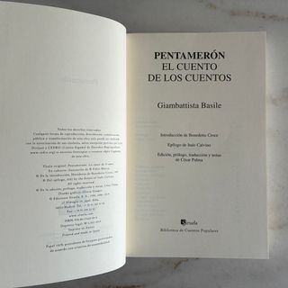 Giambattista Basile: Pentamerón (Siruela)