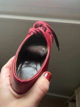 Zapatos Flamenco Profesional Rojo