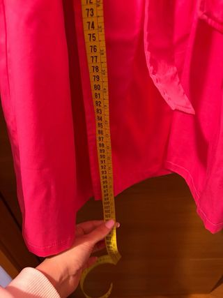 Gabardina rosa fucsia