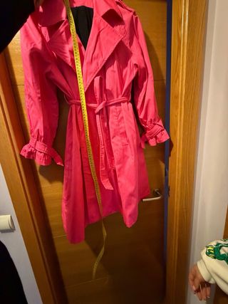 Gabardina rosa fucsia