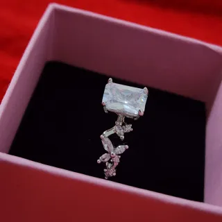 Anillo Plata 925 Rectangular