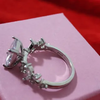 Anillo Plata 925 Rectangular