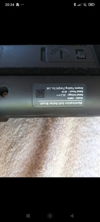 Spazzola rullo soft roller brush mod.vbrw 40w