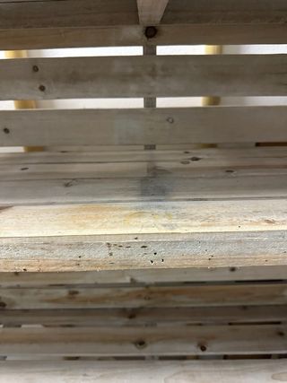 3 Muebles Madera Natural Estantería Precio por und